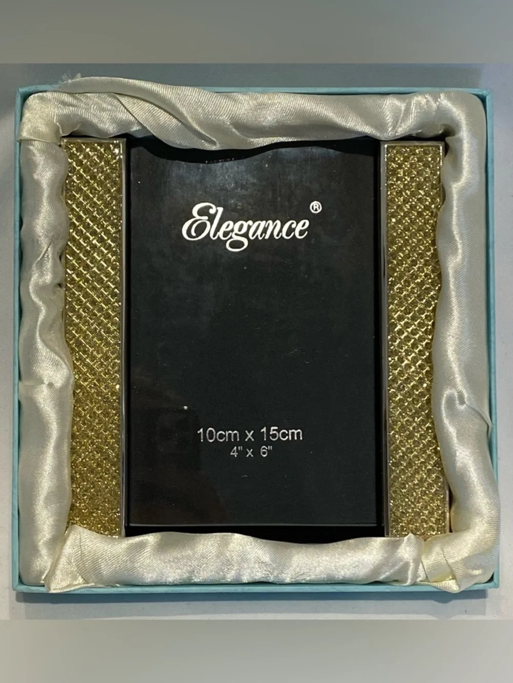 Elegance Gold and Silver Sparkly Photo Frame, 4